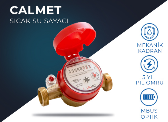 Calmet SJD-15 Sıcaksu Sayacı
